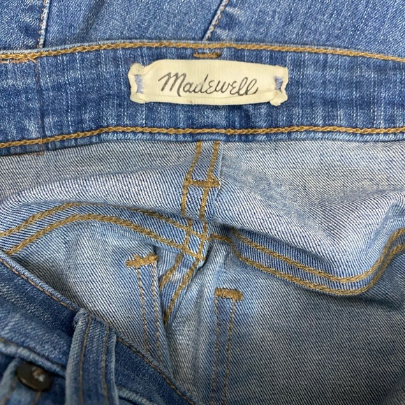 Madewell Women’s Distressed Curvy High-Rise Skinny Denim Blue Jeans Size 26 - Picture 2 of 9